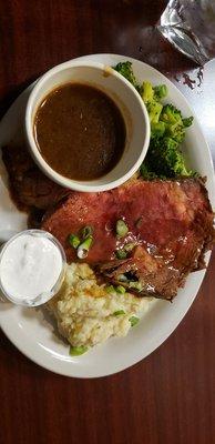 New year's eve prime rib special (fantastic! )