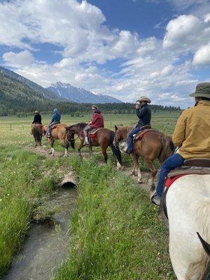 Teton trail ride