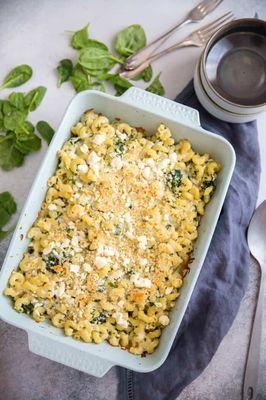 Spanokopita Macaroni and Cheese