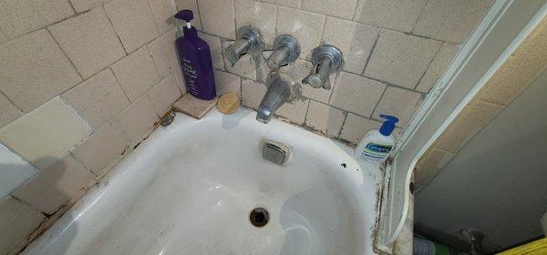 Old 3 Handle tub and shower valve