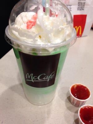 Shamrock shakes are back !