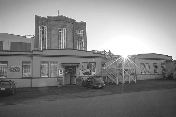 The Creamery Building- we are located in the tower- up those external stairs.