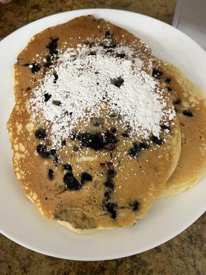 Blueberry pancakes