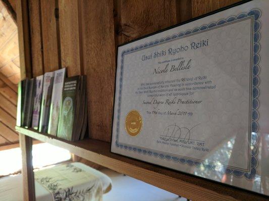 Reiki certified