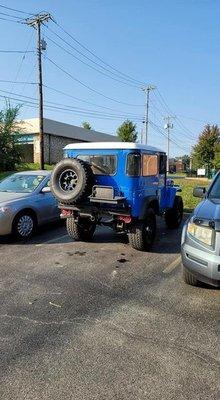 FJ40 getting a rear seat install