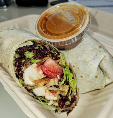 Strawberry & Chicken Wrap. Sooo good!