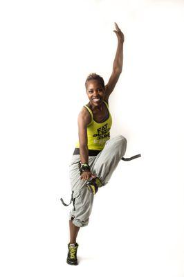 Tammy, cofounder, loves to ROCK Zumba!