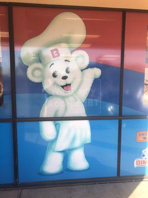 Bimbo Bread ad character ( u r what u eat ? Jk)