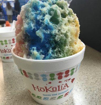 Cotton candy, blue hawaii, mango