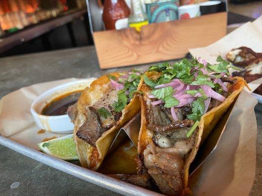 Brisket Birria - extremely "mid". The brisket gets lost. Not smoked which you sort of expect brisket to be... just meh!