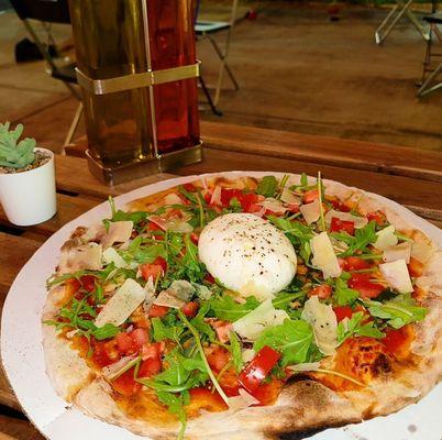 Our Burrata Pizza is a must try.