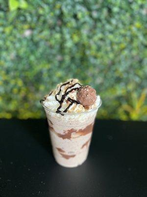 Our FAMOUS Ferrero Rocher Milkshake, a MUST TRY here at Mango Mania Frutas and More!