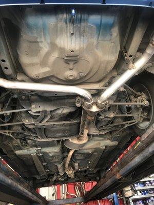 Y pipe, 2009 Honda Accord