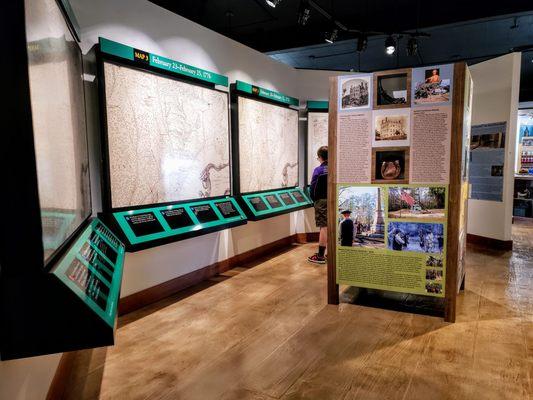 Display in Visitor Center at Moore's Creek National Battlefield Park