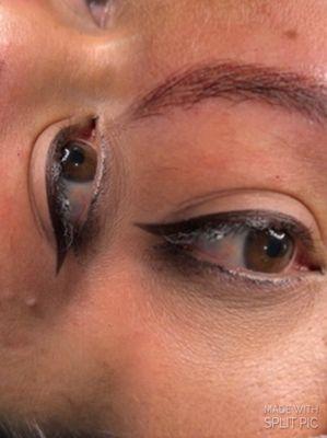 Permanent eyeliner