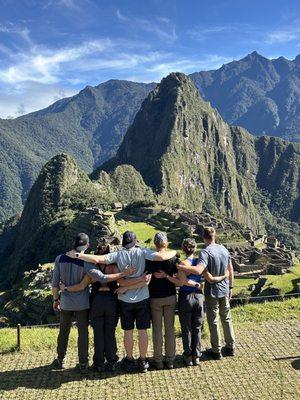 After 4 days of hiking the Inca Trail we arrived at Machu Picchu!