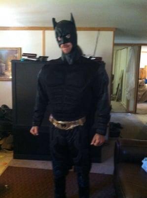 (Batman) my husbands costume for red bones