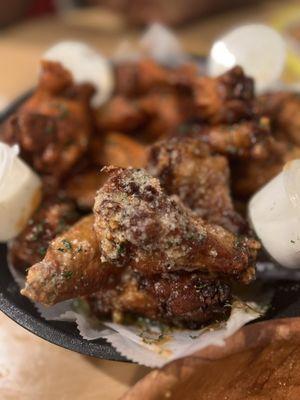 Garlic Parmesan wings