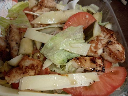 Grilled chicken salad