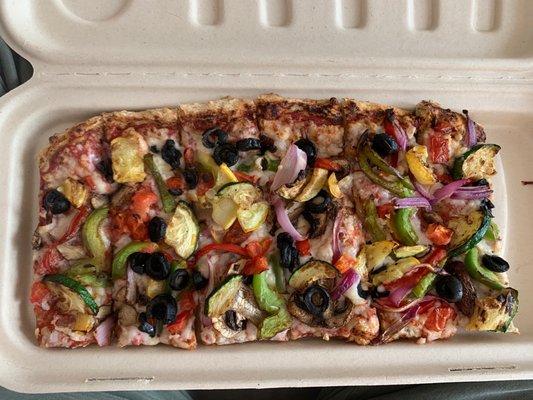 Vegan deluxe flatbread