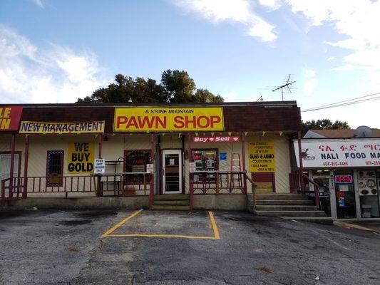 Store is off Rockbridge Rd. in the adjacent parking lot next to Family Dollar.