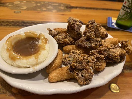 Fried Chicken Livers - excellent