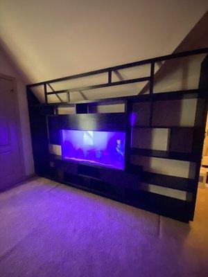 Custom wall aquarium