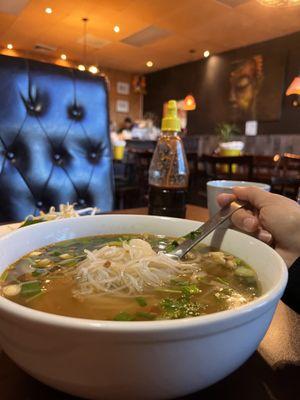 1. Pho with chicken