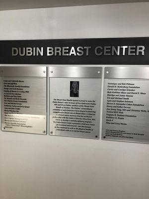 Interior of Dubin breast center