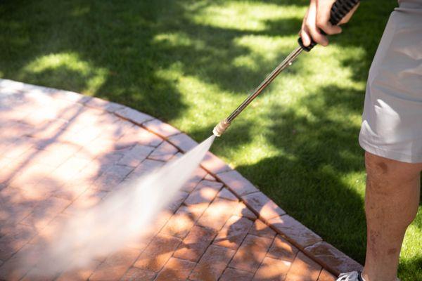 Here at HJR Pressure washing we specialize in paver sealing, paint removal, pool deck pressure washing, sidewalks, driveways, & roofs.