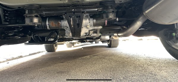 Rust underneath car. Huntington could have simply sprayed a protector or sealant right?  Rather, they said it's no big deal.