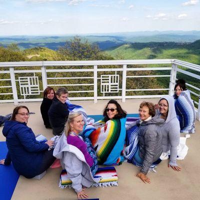 Yoga Retreat in North Carolina mountains.