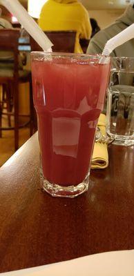 Bissap Juice: made from hibiscus flowers, very refreshing