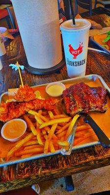 Ribs and Tenders (Quarter Rack & 2 Tenders)