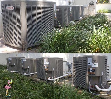 Recently finished project in Victoria Park. (4) New lennox air conditioning systems. Another happy Paradise Customer!