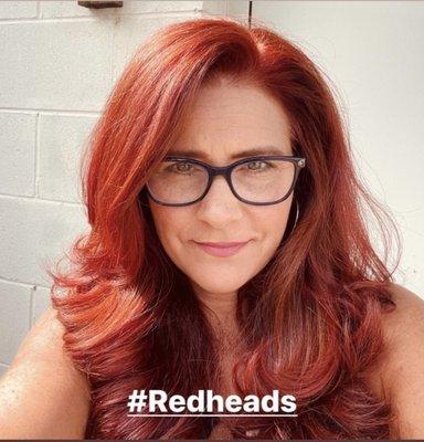 #nationalredhairday shades eq color gloss