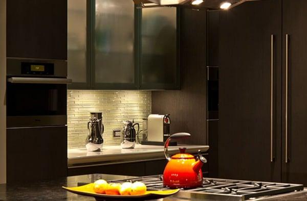 Kitchen lighting design and installation.