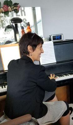 Elena, one of our very talented instructors. Her specialties are vocal and piano.