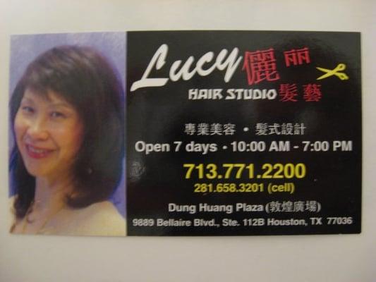 Lucy's Business Card