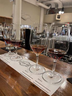 Port wine flight