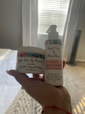 In love with these two products!!  Its skin care for her