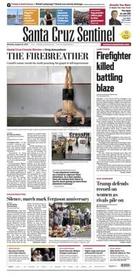 Our gym, and CEO Greg Amundson, were featured on the front page of the Sentinel!