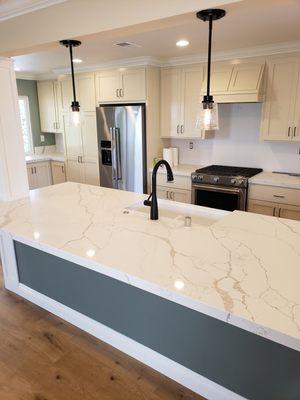 Custom designed and remodeled kitchen