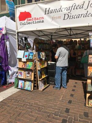 Red Barn Collection at the Park Silly Sunday Market, August 2017.