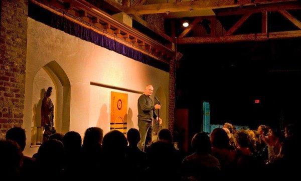 OM Poetry Shows -Marc Smith Founder of Poetry Slams at OM Hall