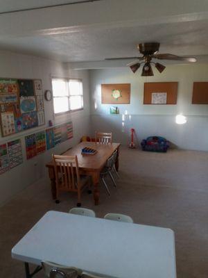 Plenty of space for play and learning.