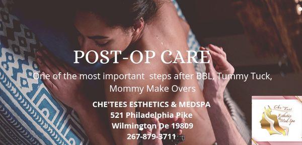 Post-Op Care & Massage after surgical procedures.