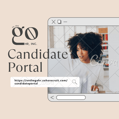 Join our (FREE) Candidate Portal Today!
 access to all job opps.
 notifications on positions
track your status