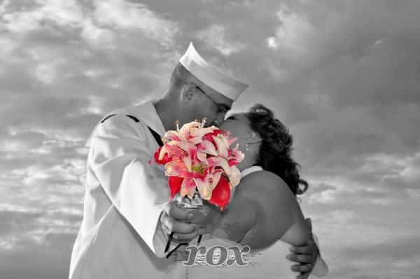 Naval Military Wedding on the Ocean City, MD beach