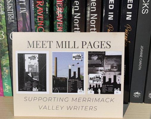 We have a section devoted to local writers, and 3 different writing groups meet in the store each month.